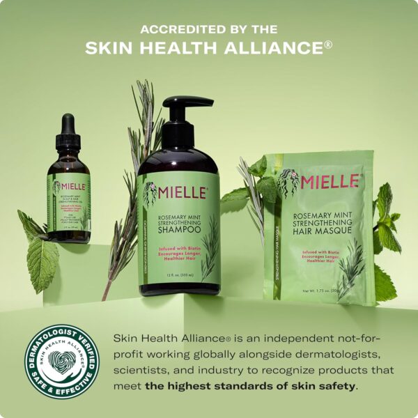 Mielle Organics Rosemary Mint Scalp & Hair Strengthening Oil for All Hair Types (2 Fl Oz) - Image 3
