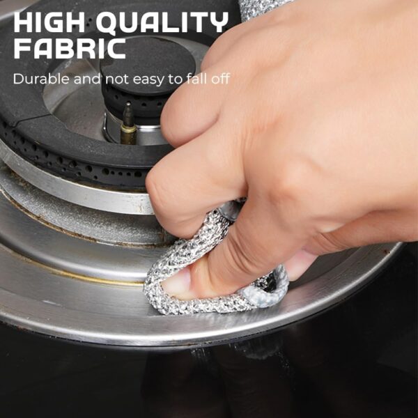 Multipurpose Wire Dishwashing Rags for Wet and Dry, 2024 New Reusable Non Scratch Wire Dishcloth - Image 2