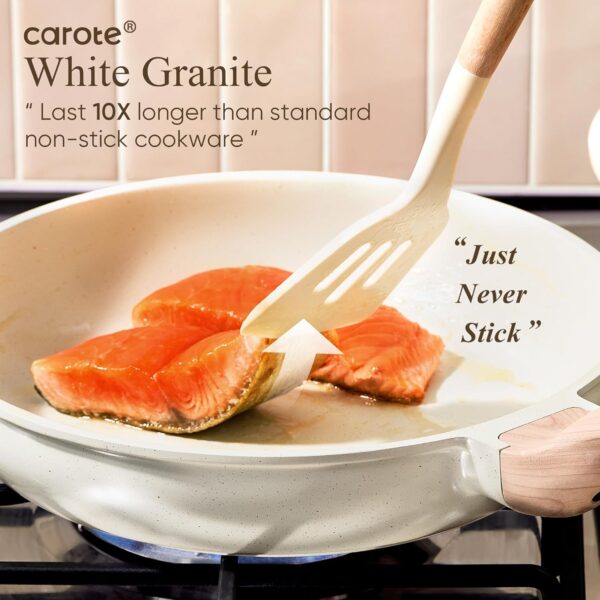 CAROTE 21Pcs Pots and Pans Set, Nonstick Cookware Sets - Image 3